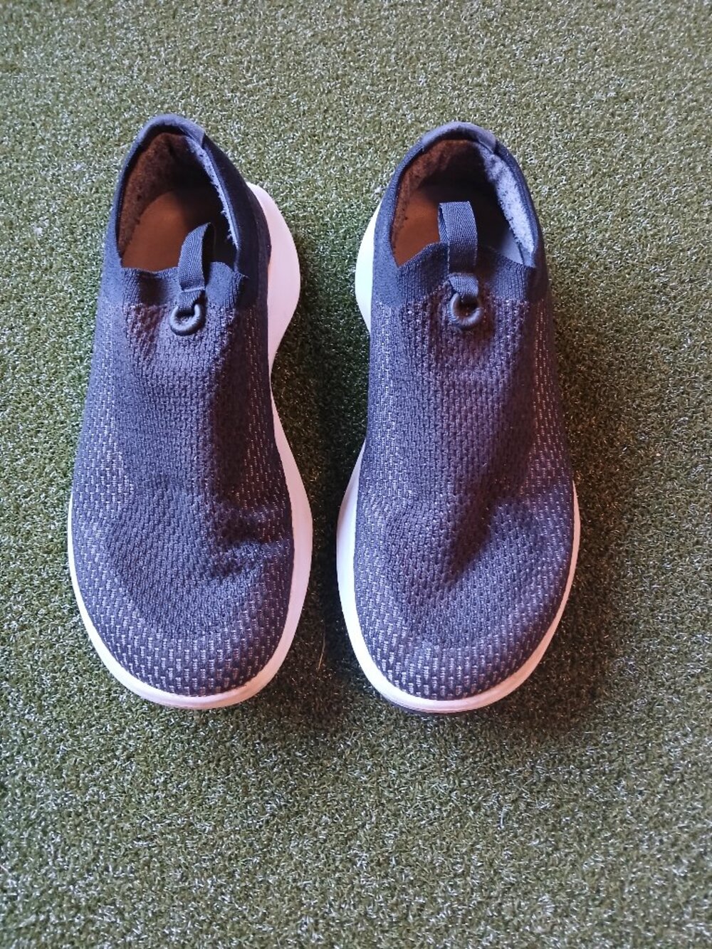 Allbirds Tree Dashers Relay Mens Shoes 9.5 Black Slip On Athletic Sneakers